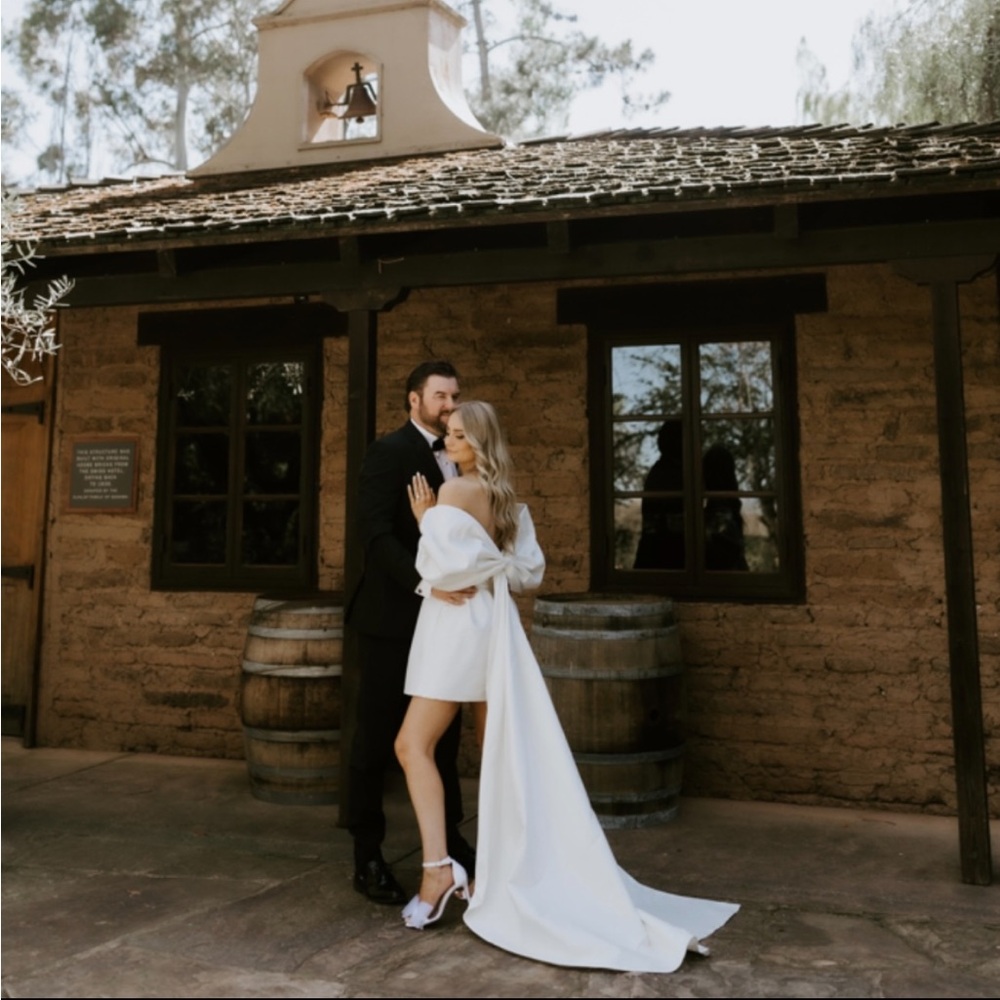 By Watters Little White Dress Gown 36312